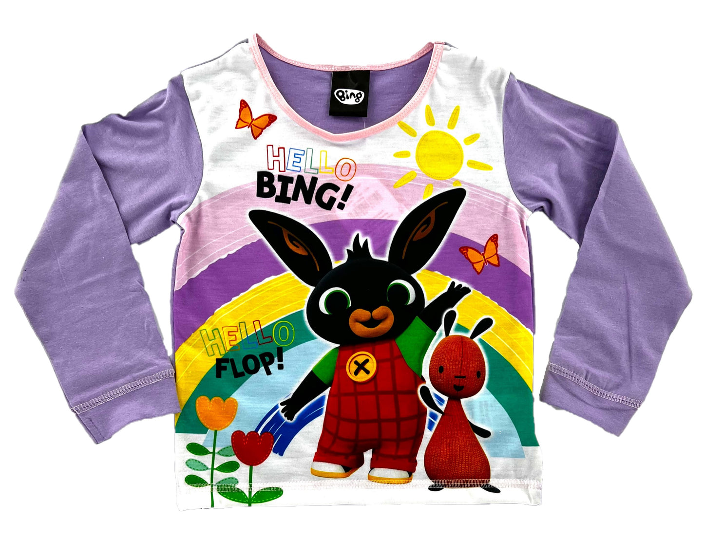Bing "Hello" Girl's 2 Piece Pyjamas Nightwear Set 1-5 Years