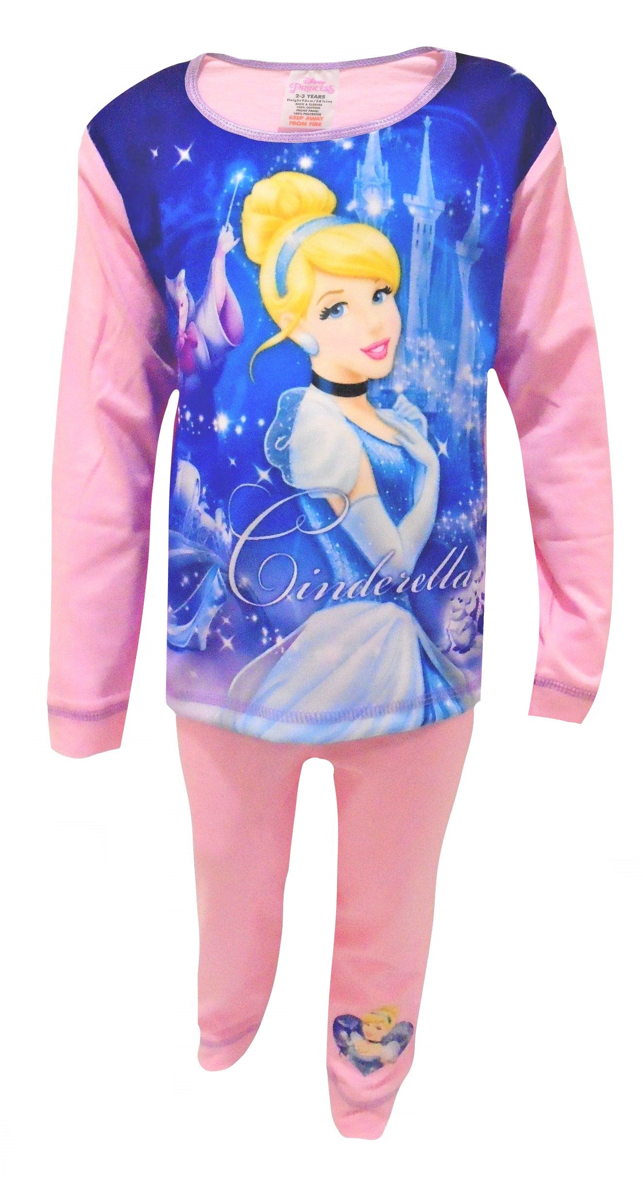 Disney Princess Cinderella "Castle" Girl's Pyjamas - 18-24 Months