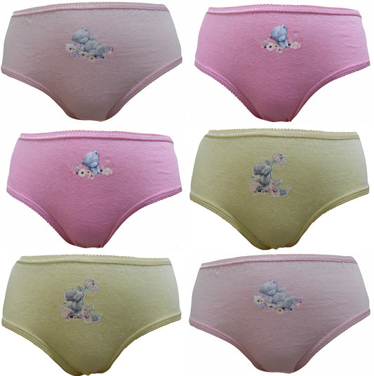 Me to You Tatty Teddy Girls 6 Pack Knickers Briefs