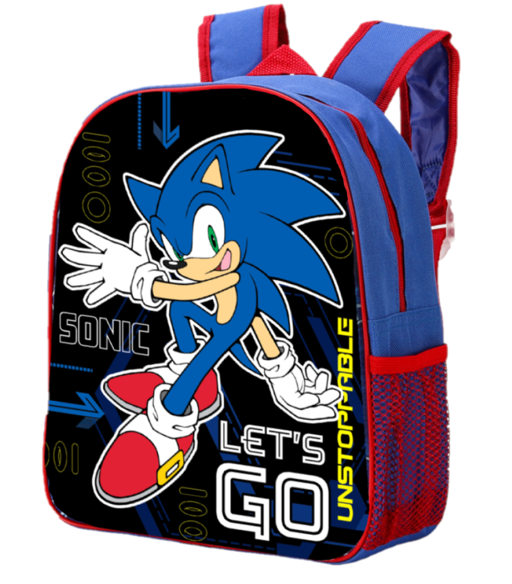 Sonic the Hedgehog “Let’s Go” Backpack School Bag