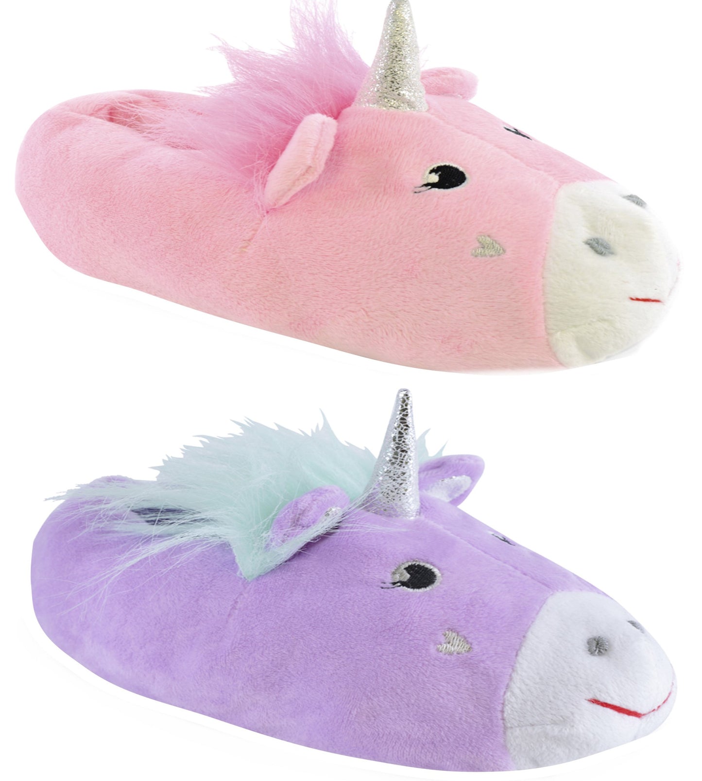 Girls 3D Unicorn Novelty Slippers