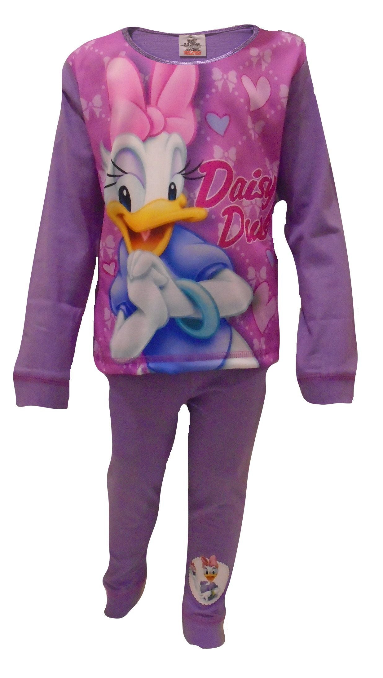 Daisy Duck "Love" Girl's Pyjama Set Nightwear 1-5 Years