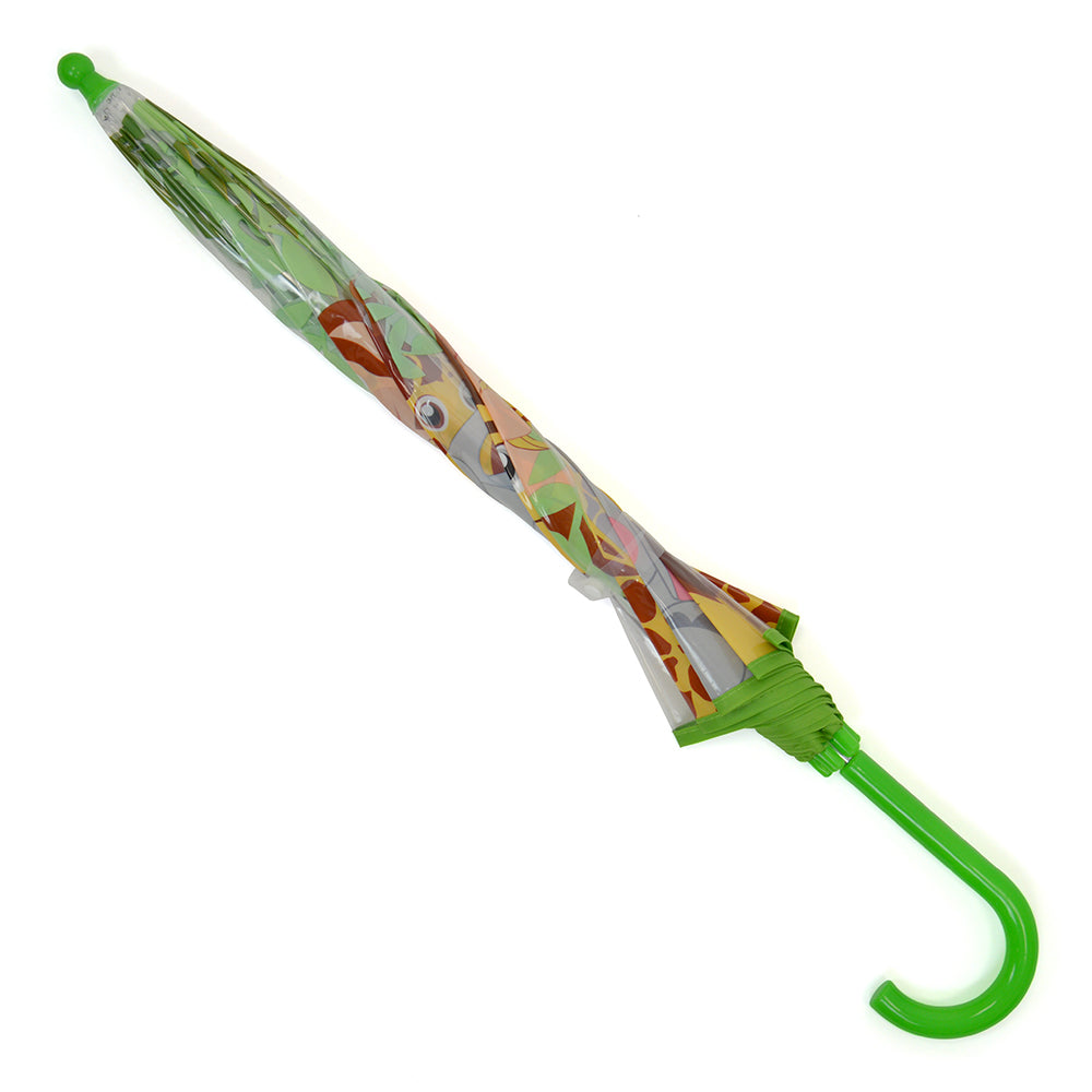 Children's Safari Design Transparent PVC Umbrella