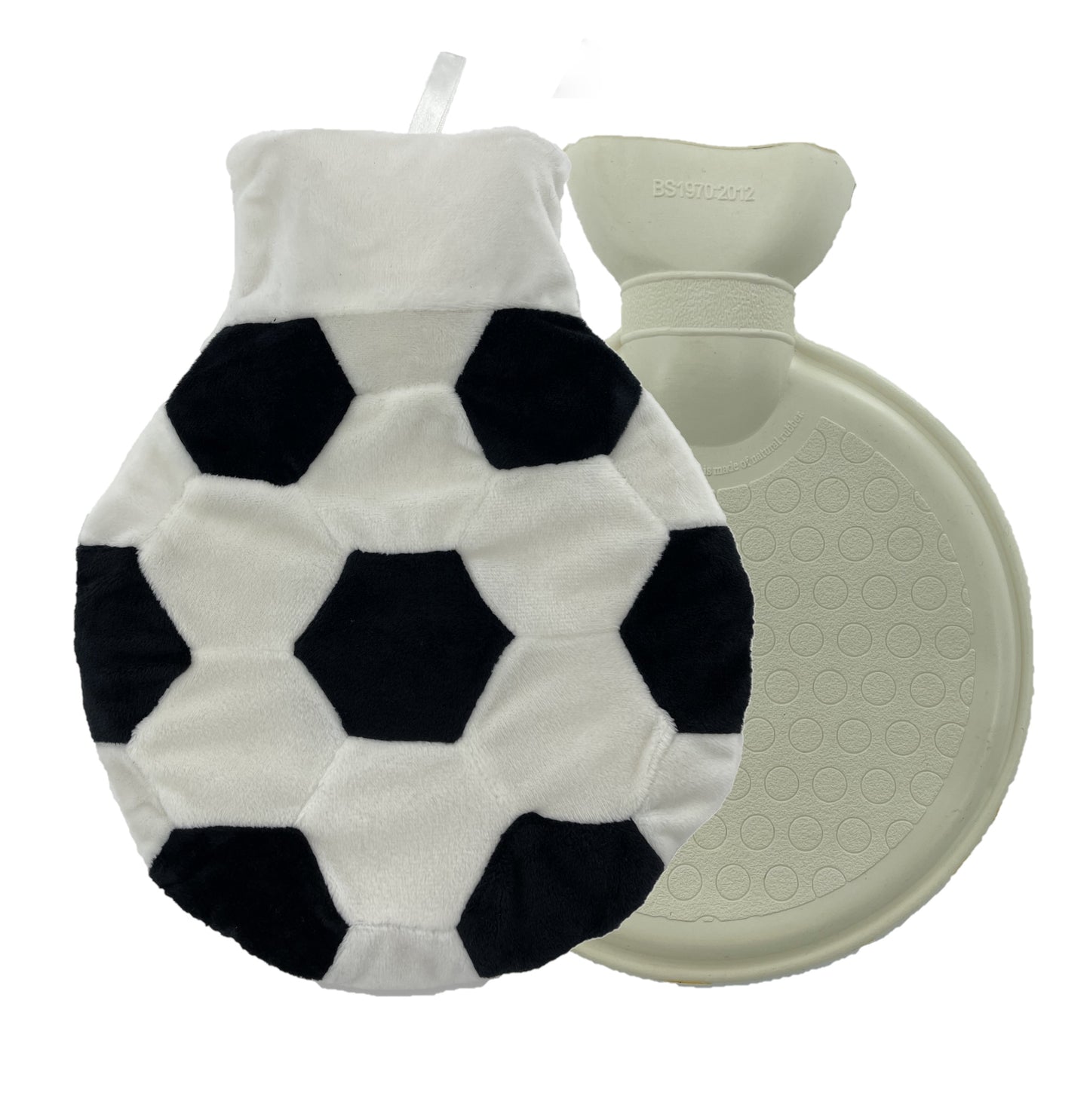 Football Design 1Lt Hot Water Bottle & Cover