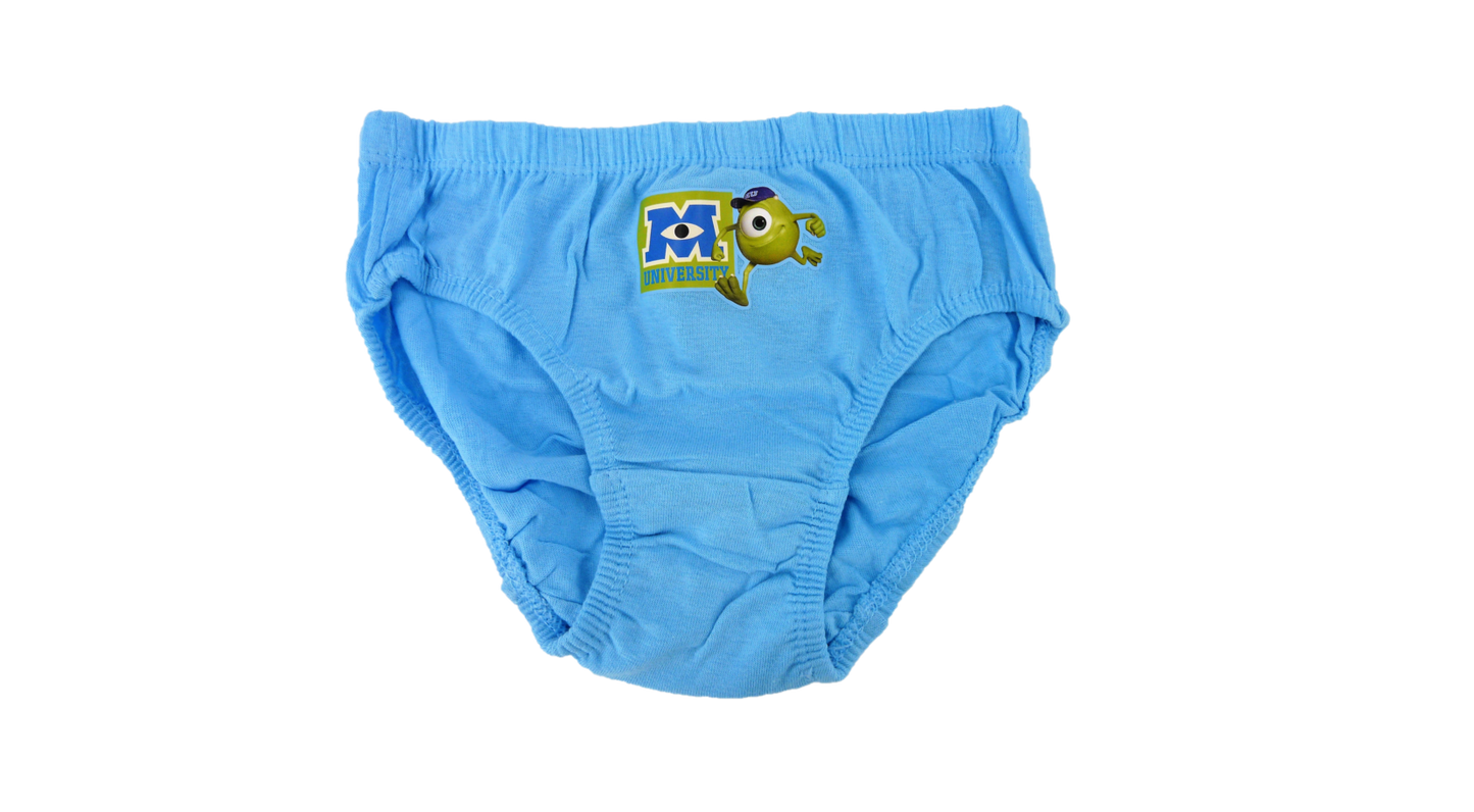 Monsters University "Scare Time" Boy's 6 Pack Cotton Briefs Underpants 3-6 Years