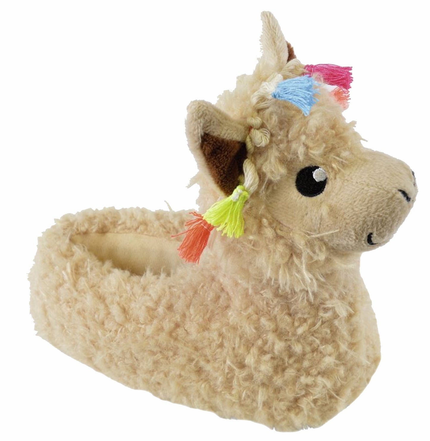 Smiling Llama 3d Girls Slippers