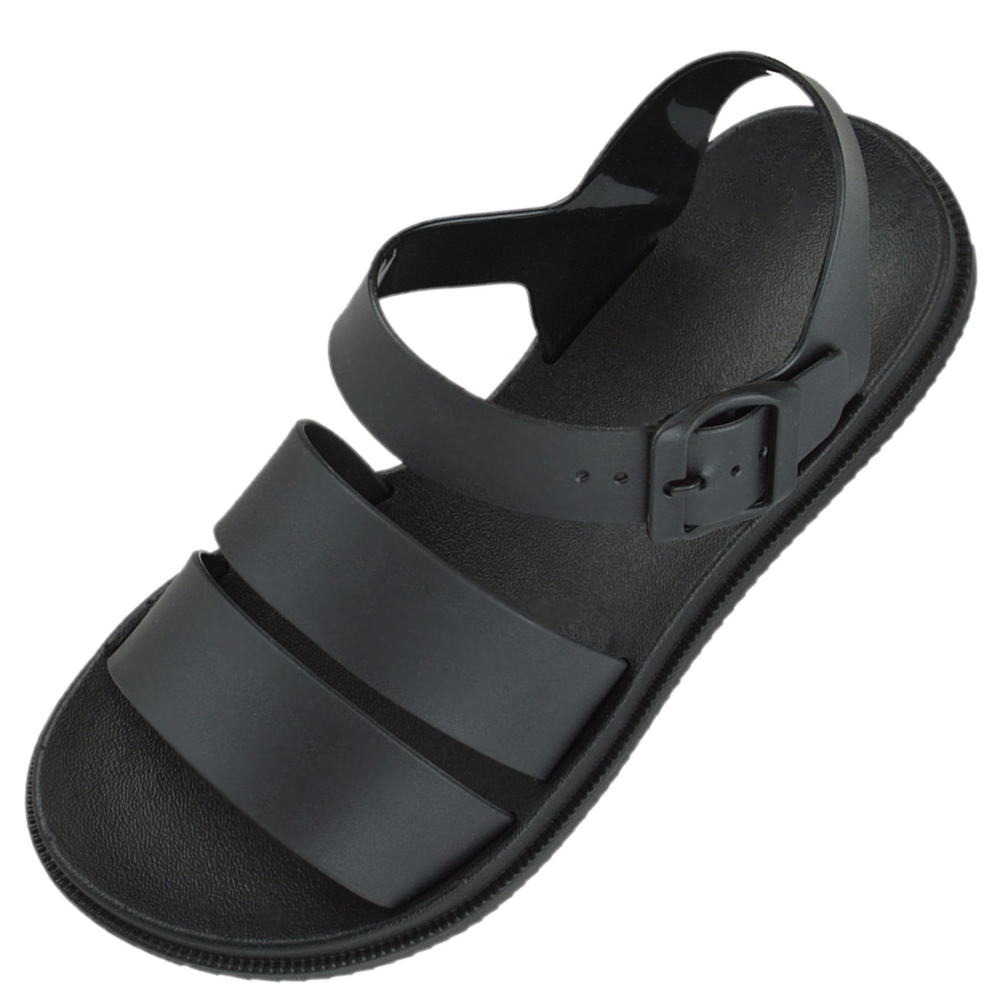 Ladies hot sale plastic sandals