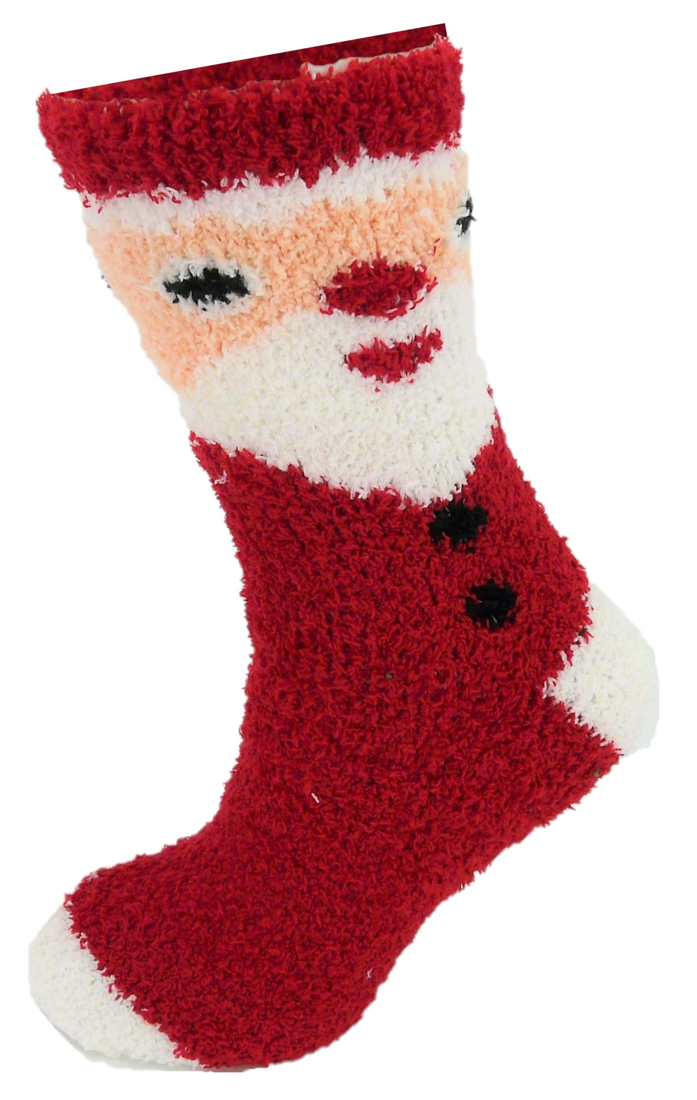 Ladies 6 pack Fluffy Christmas Co-Zees Socks with Gift Bow