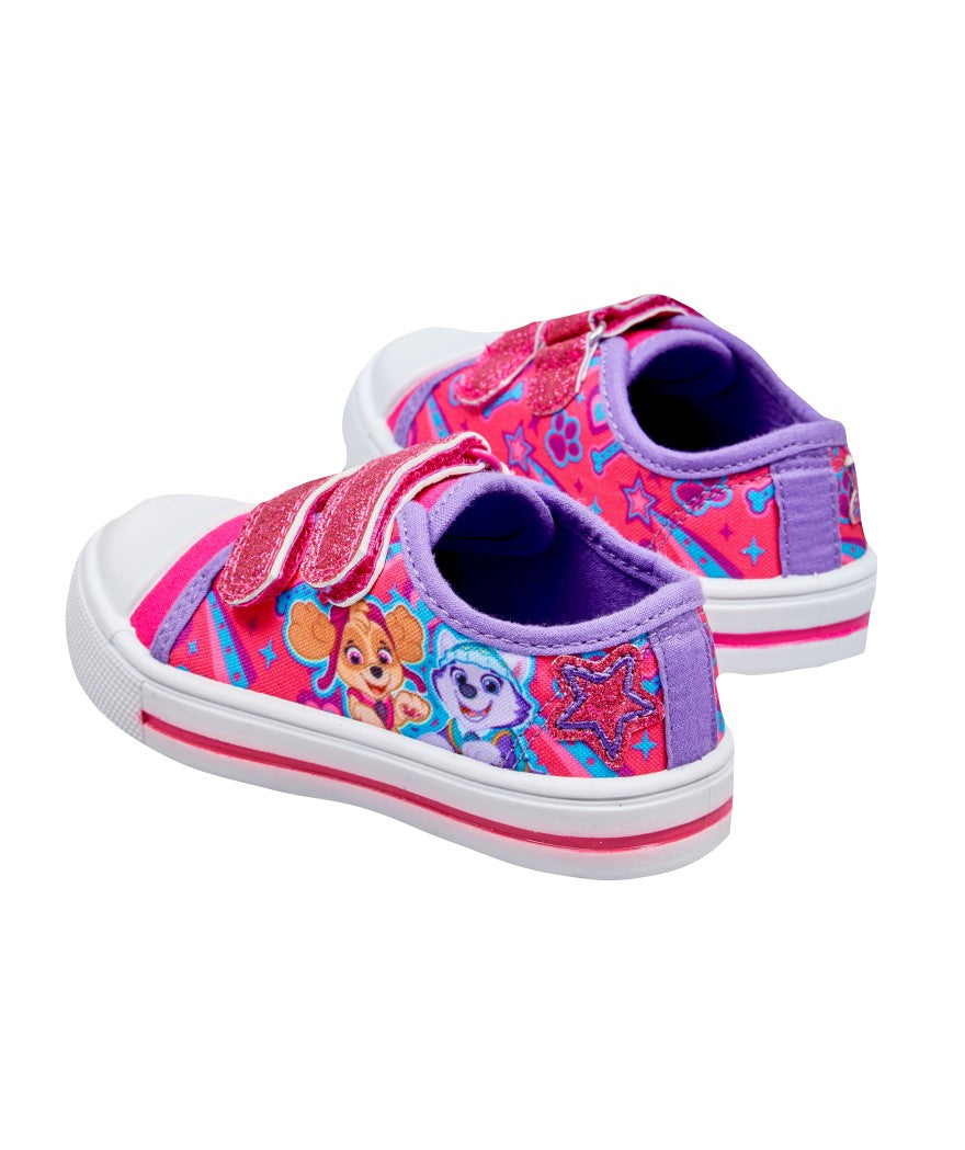 Paw Patrol Girls Canvas Low Top Pumps Trainers