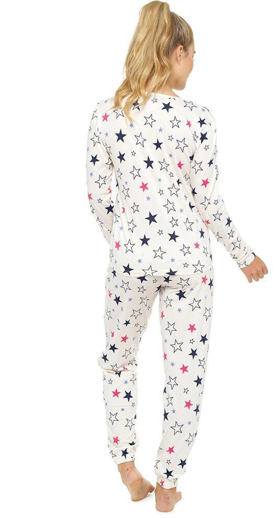 Ladies Stripe or Star Pyjama Set