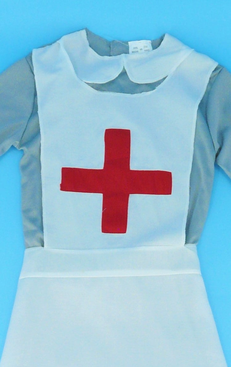 Great World War 1 Nurse Girls Fancy Dress Costume Age 4-11 Years Available