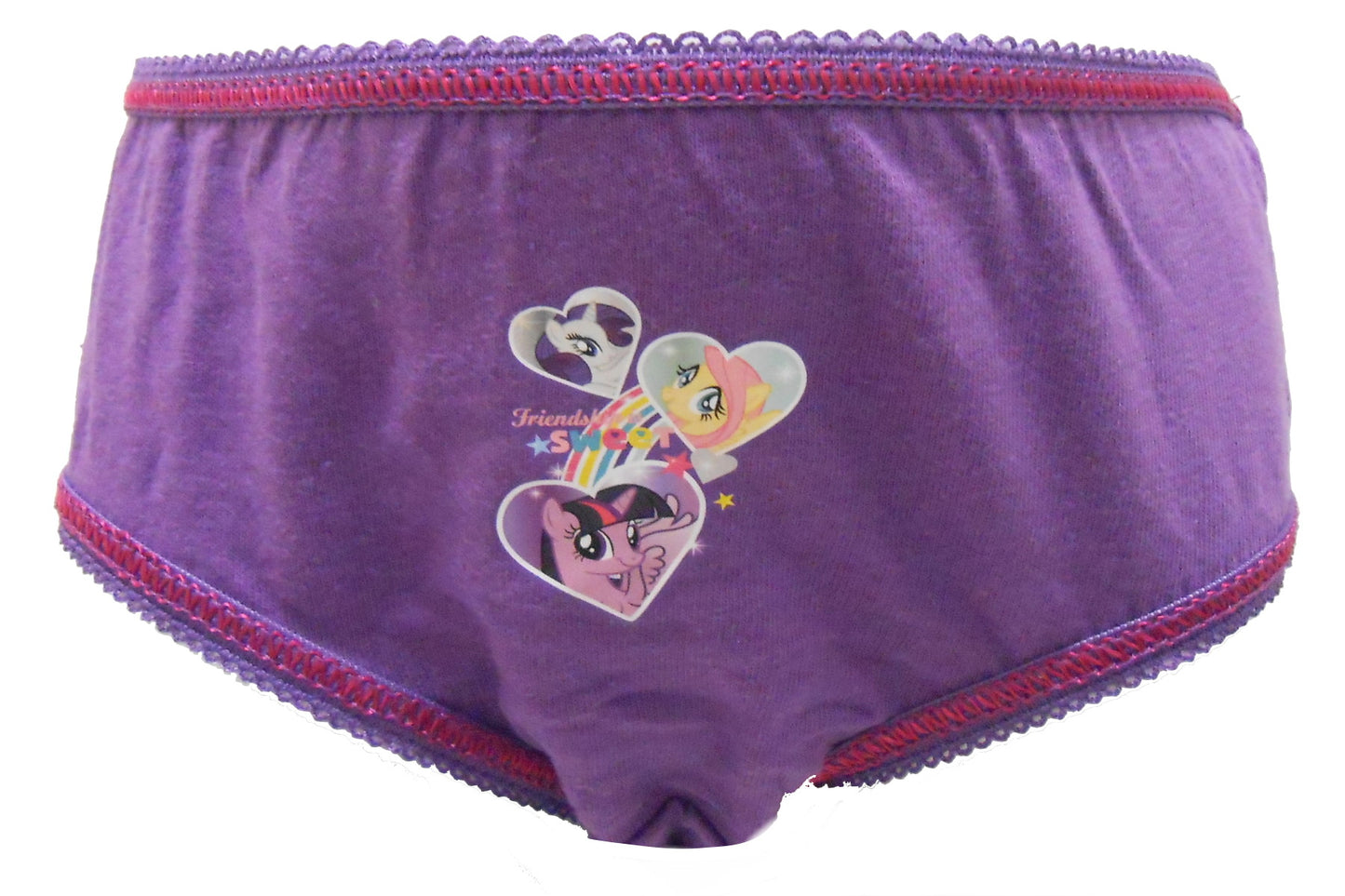 My Little Pony "Friendship" Girls 6 Pack Knickers Briefs