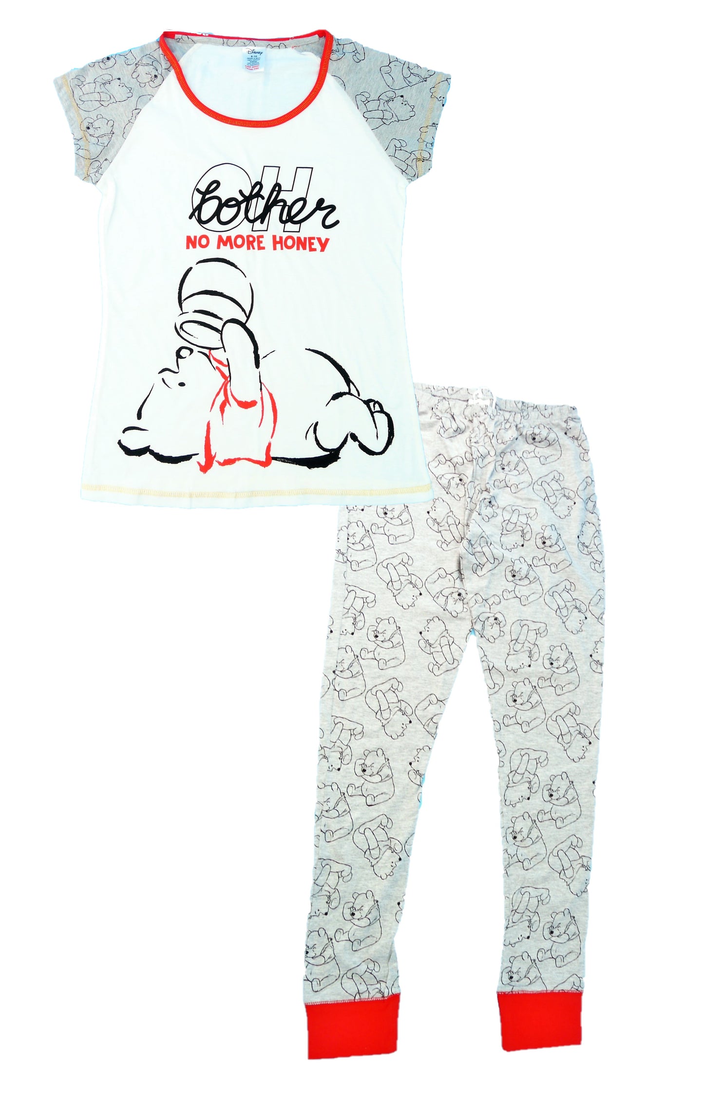 Disney Winnie the Pooh "Oh Bother" Ladies Pyjama Set - Great Gift Idea