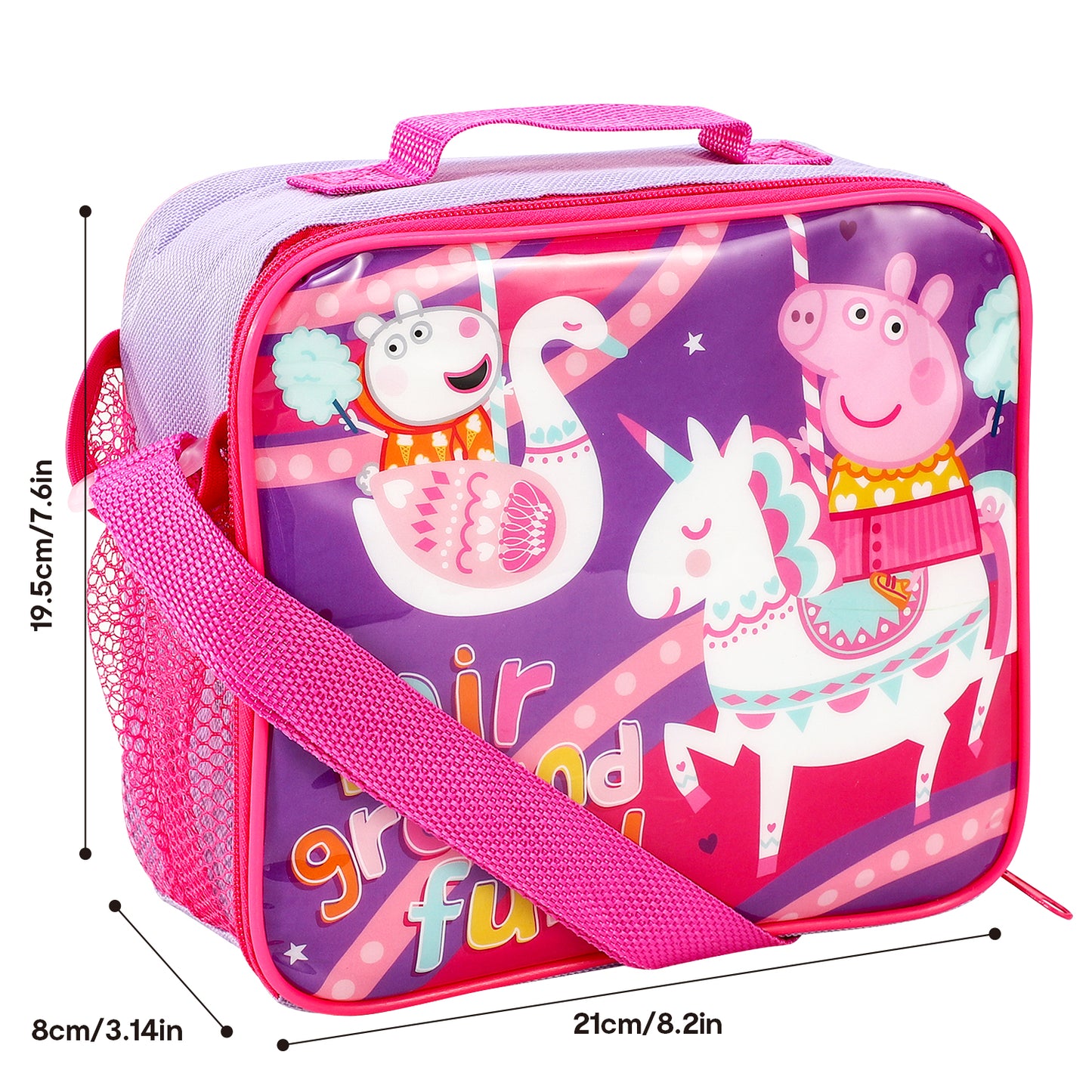 Peppa Pig Girl’s Pink Insulated Lunch Bag