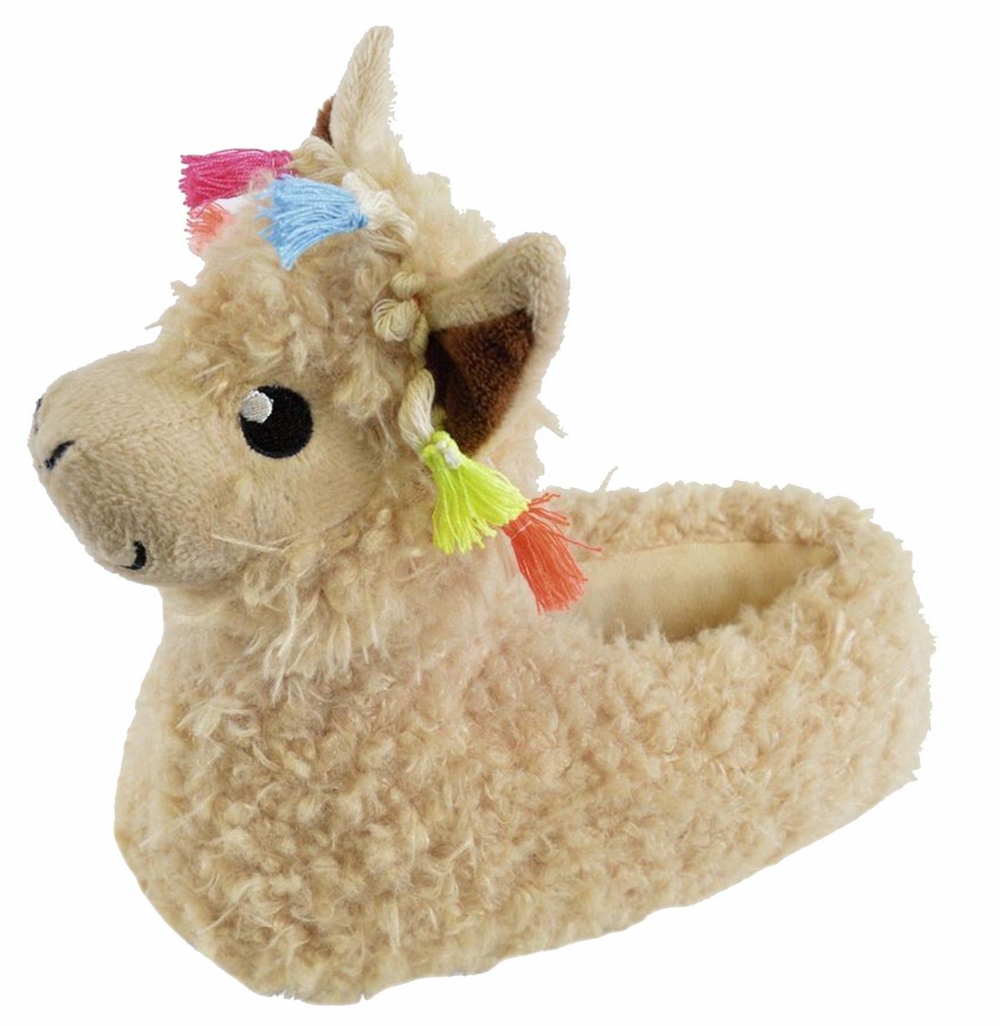 Smiling Llama 3d Girls Slippers