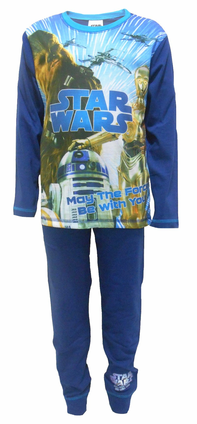 Disney Star Wars "Force Be With You" Boys Pyjamas Sizes 4-6 Years Available