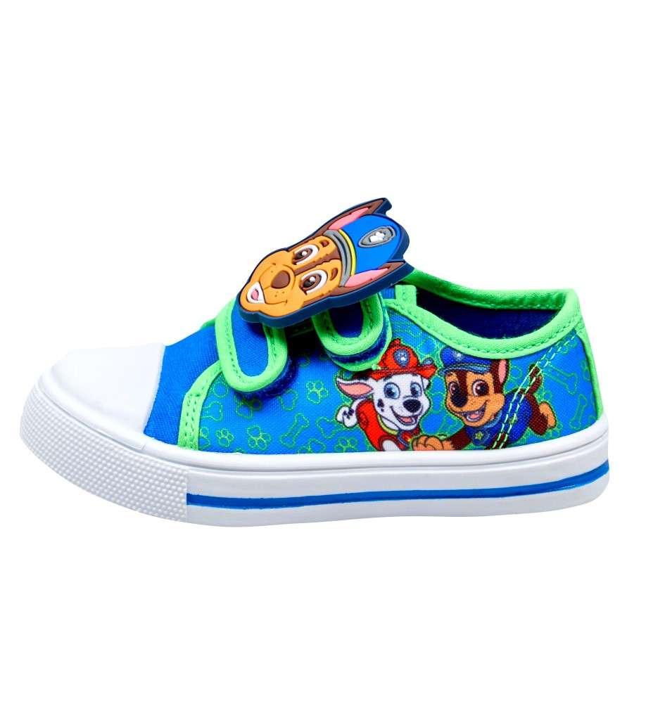Paw Patrol Chase Canvas Easy Close Pumps Low Top Trainers