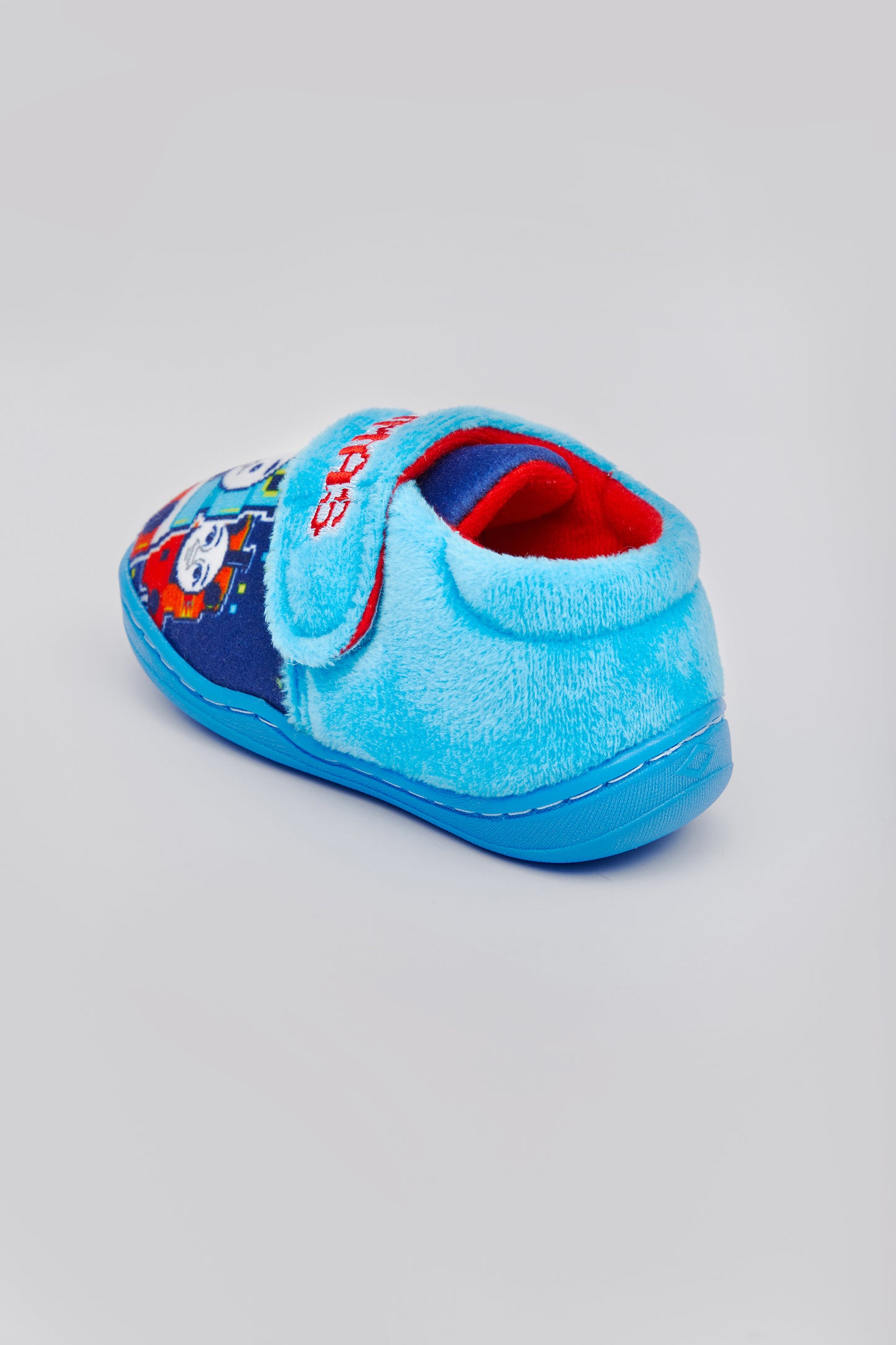 Thomas & Friends Boys Blue Touch & Close Strap Slippers