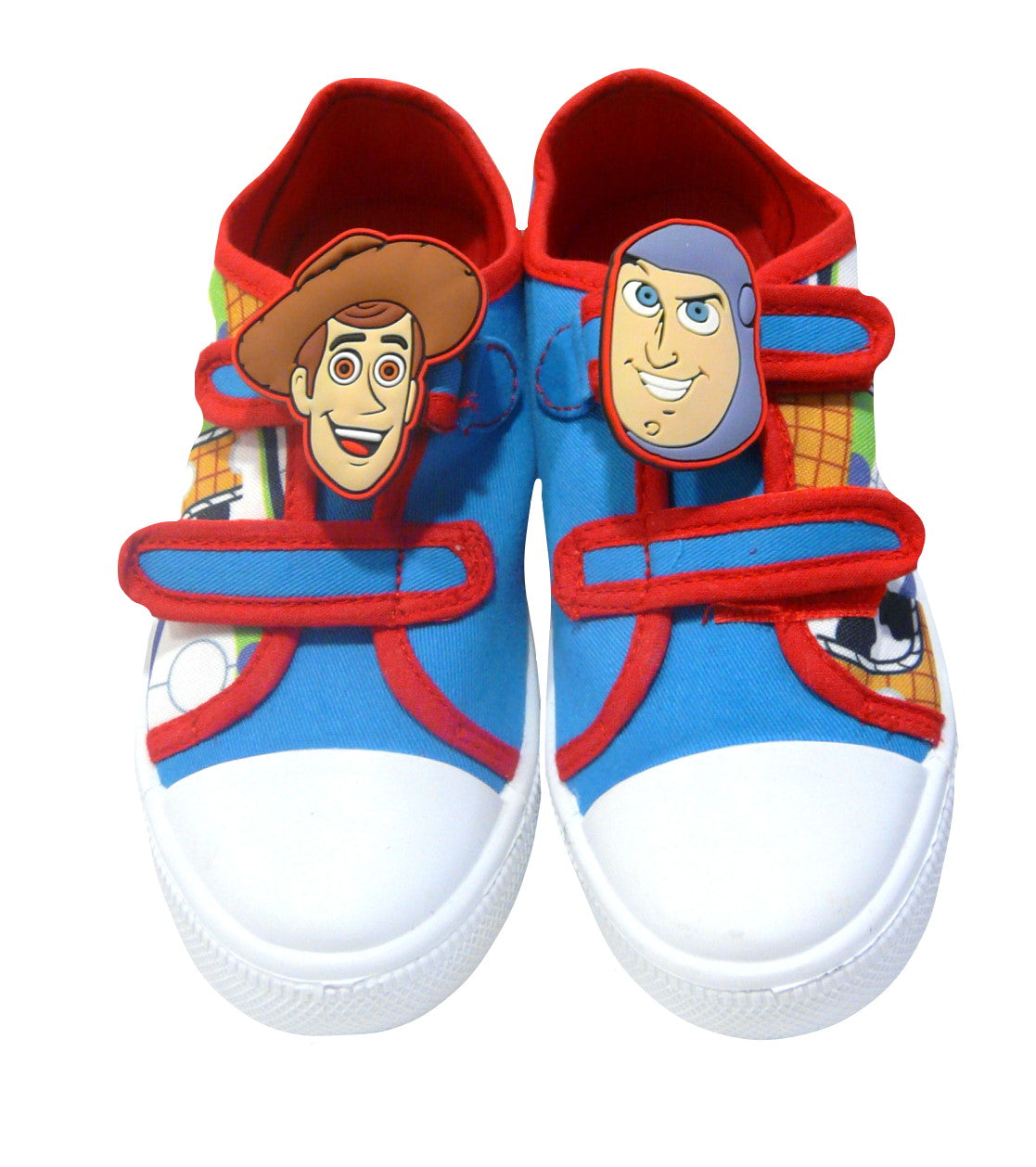 Toy Story Boys Twin Bar Easy Close Low Top Canvas Trainers