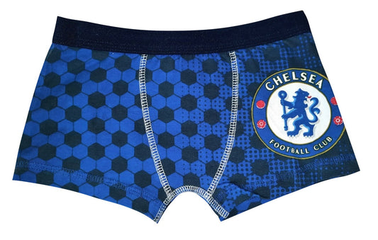 Chelsea Football Club Boy's 1 Pack Boxer Shorts