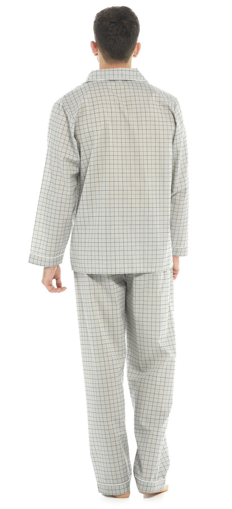 Mens Traditional Patterned Pyjamas Set Loungewear Sleepwear