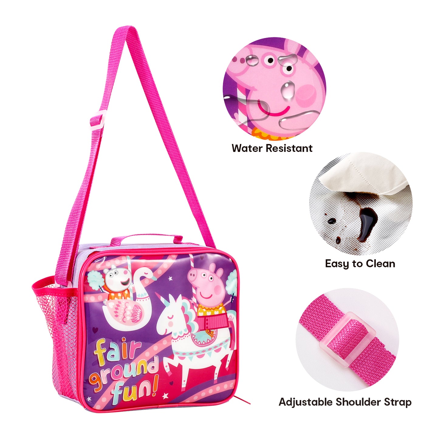 Peppa Pig Girl’s Pink Insulated Lunch Bag