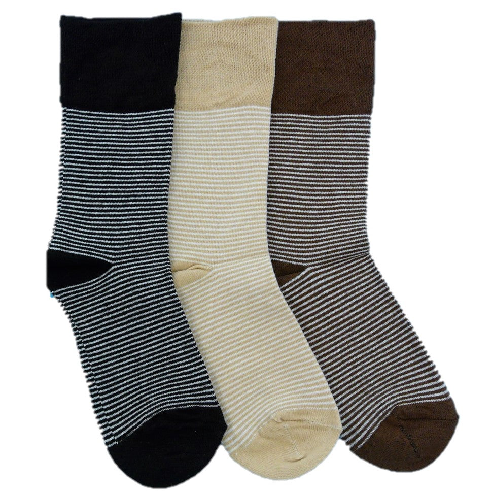 Ladies 6pk Cotton Rich Light Elasticated Top Socks 4-7