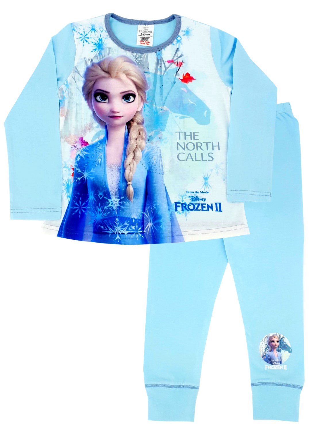 Disney Frozen Girl's Pyjama Set  "The North Calls" Anna & Elsa