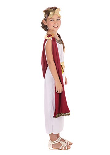 Girls Greek Goddess Fancy Dress Costume 4--6Years
