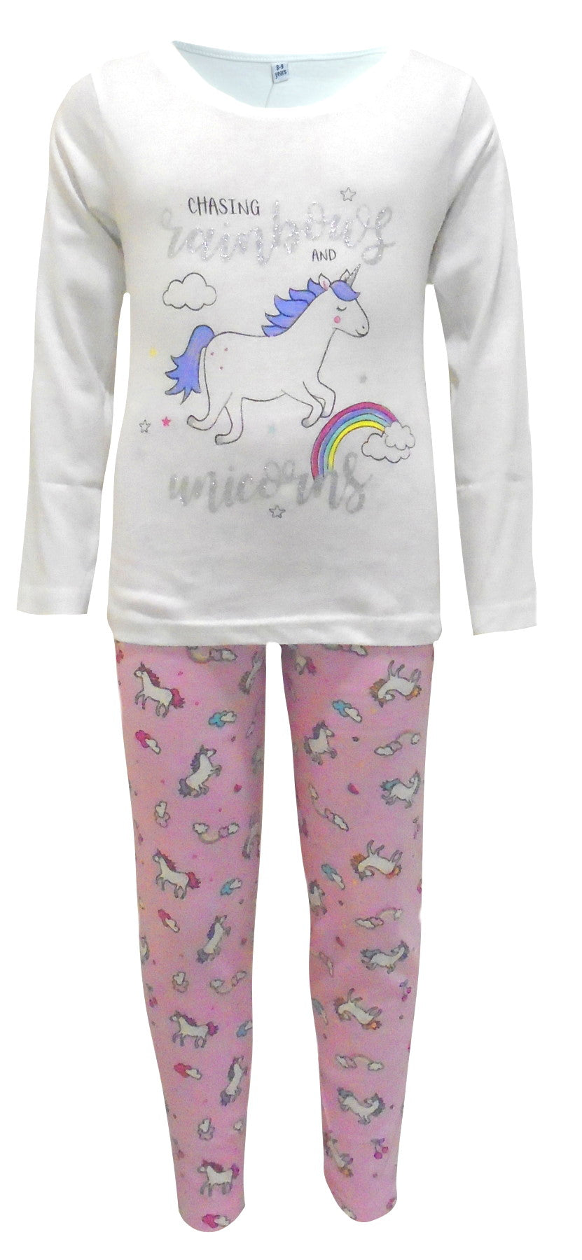 Rainbows & Unicorns Girls Pyjamas
