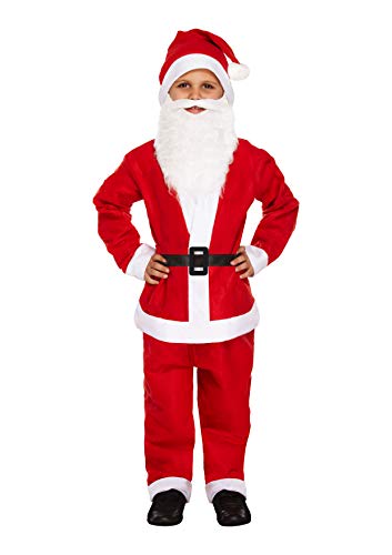 Father Christmas Santa Claus Children's Fancy Dress Costume