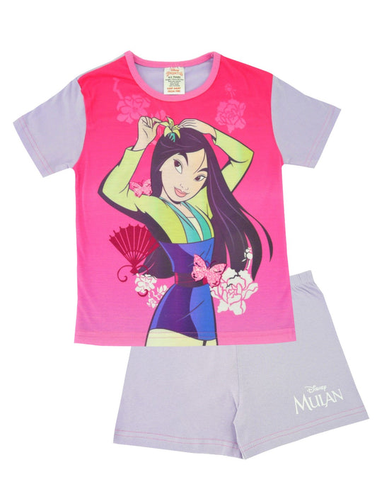 Disney Princess Mulan Shortie Girl's Pyjamas.