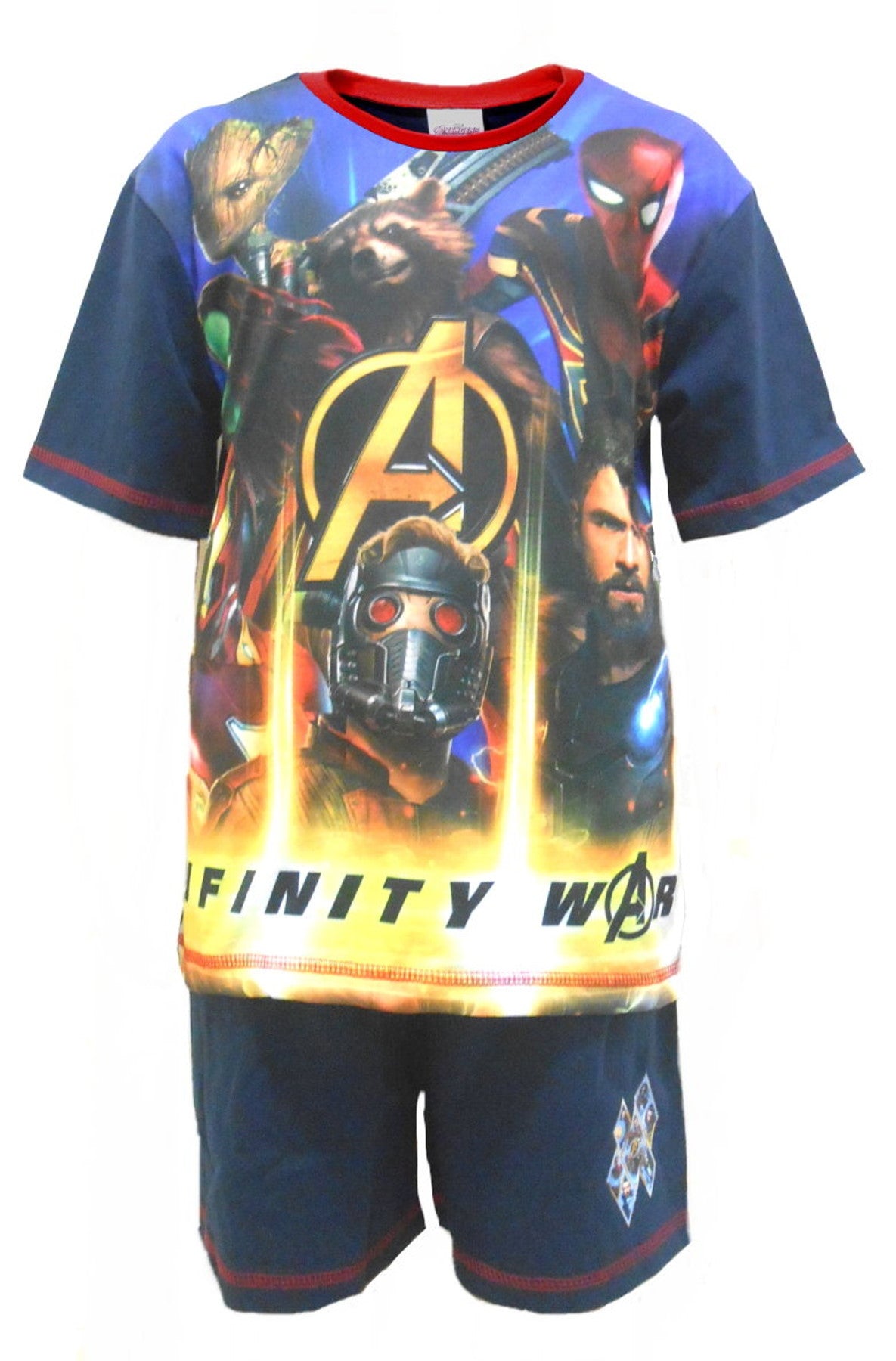 Marvel Avengers Infinifty War "A" Boys Shortie Pyjamas