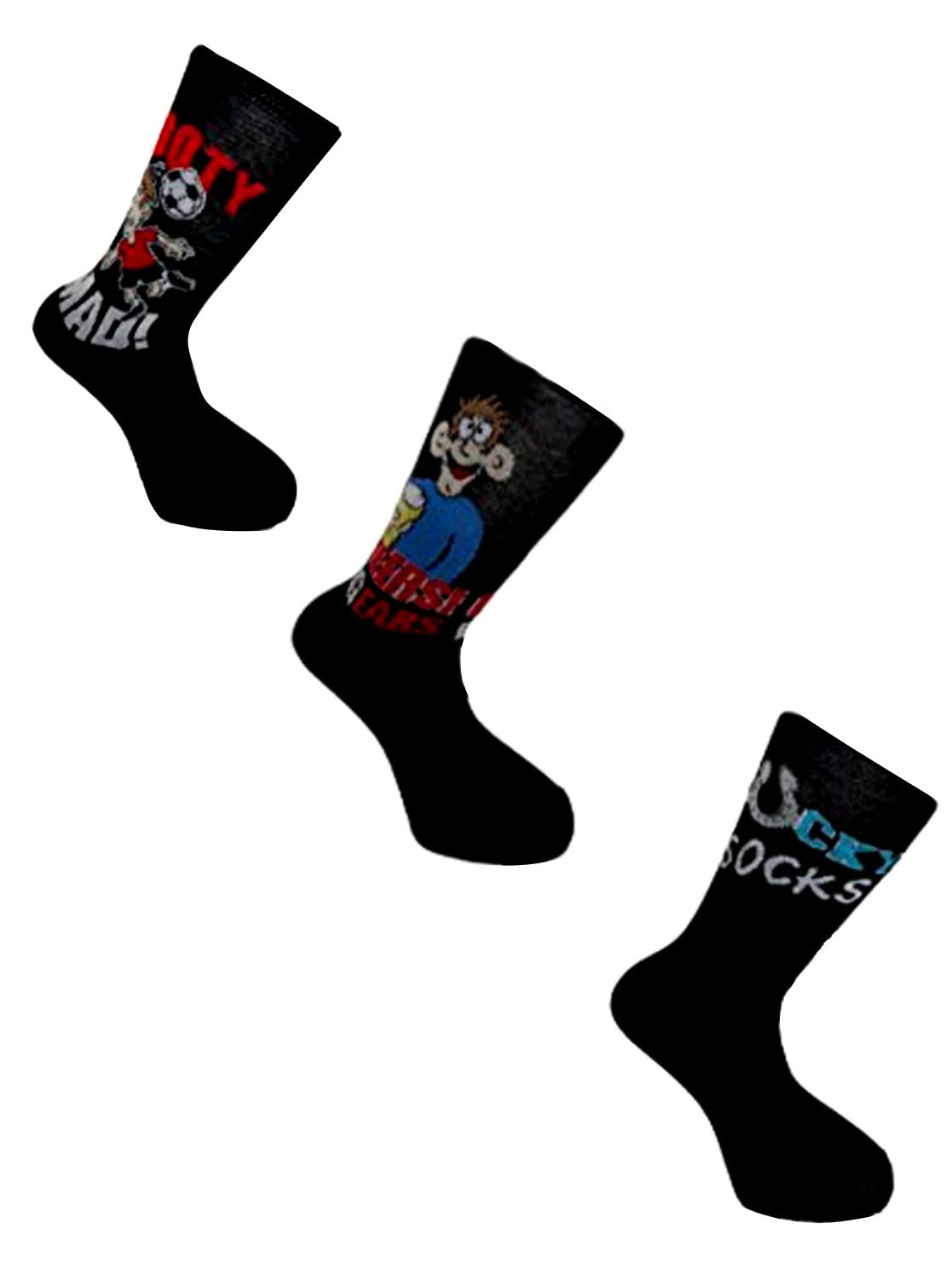 12 Pair’s Men's Novelty Fun Socks size 6-11