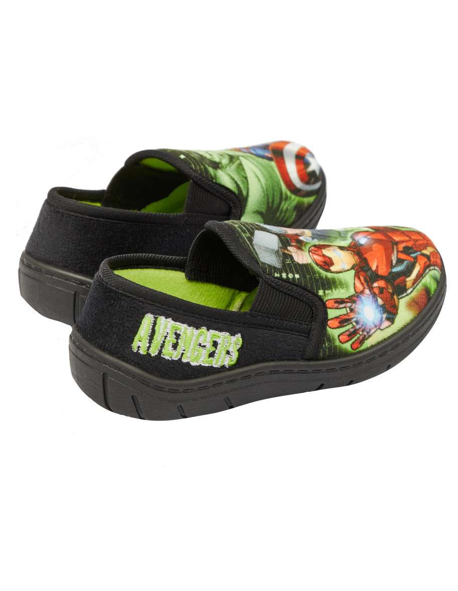 Marvel Avengers Boys Slip-on Full Slippers