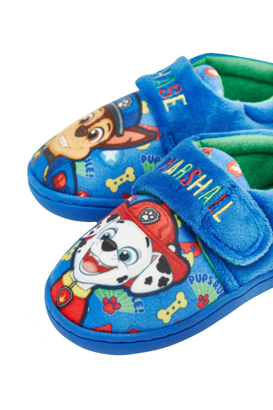 Paw Patrol Boys Chase and Marshall Easy Close Slippers