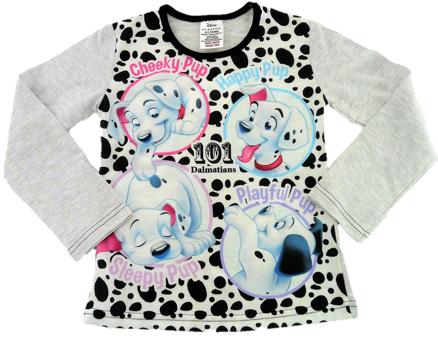 Girls Disney 101 Dalmatians 2 Piece Pyjama Set  "Cheeky Pup"