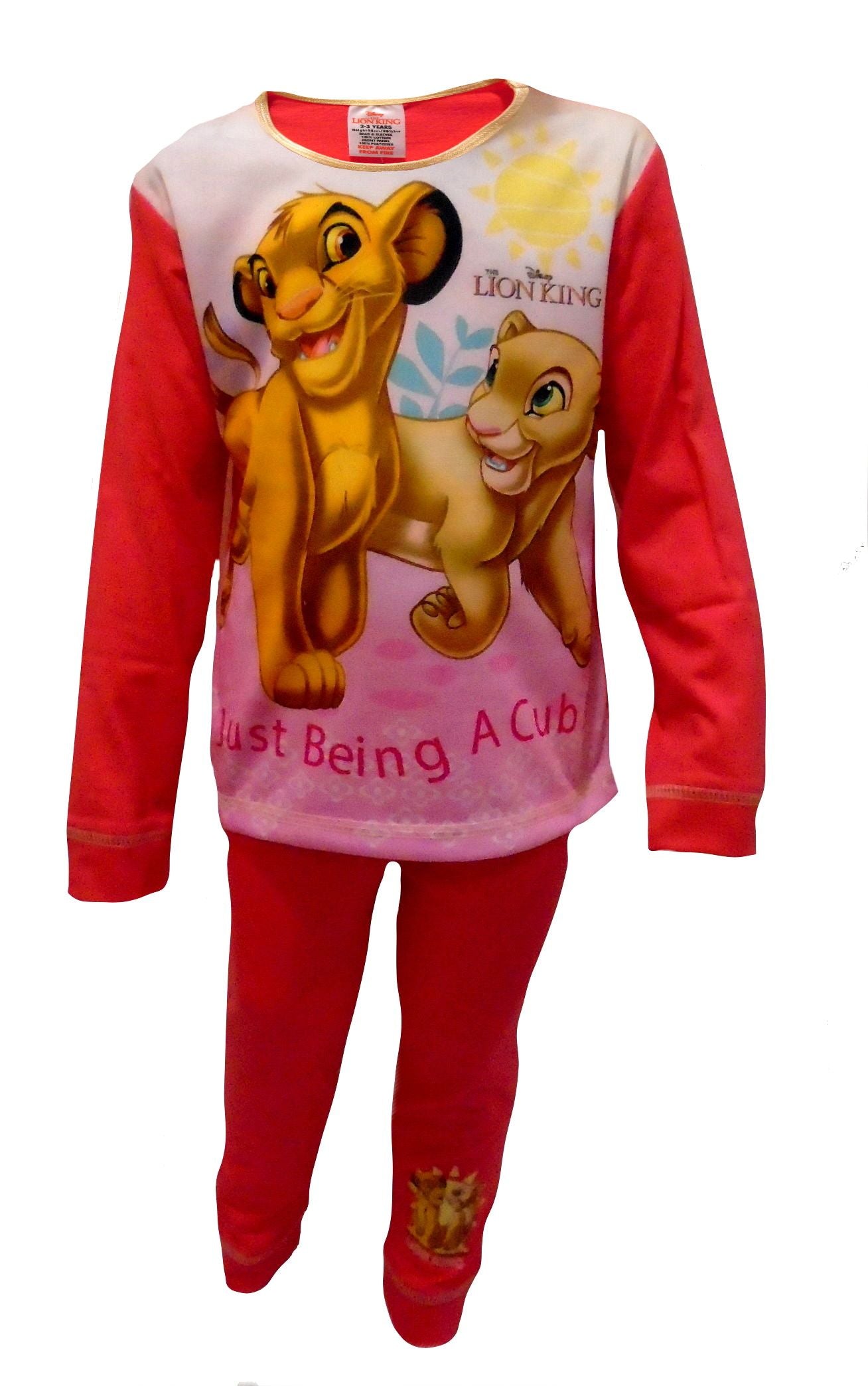 Disney Lion King "Cub" Girl's Pyjamas - 18-24 Months