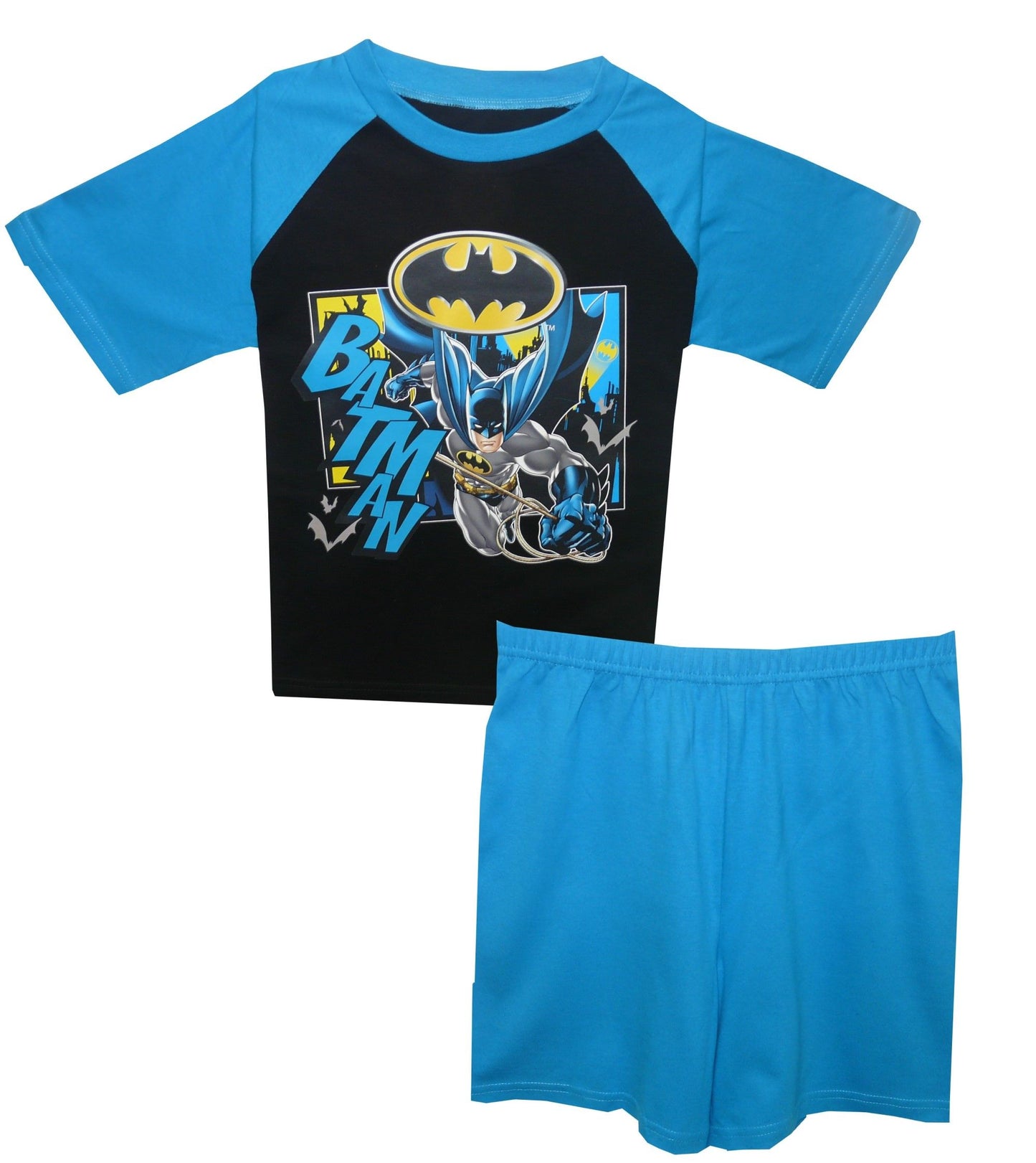 Batman "Skyline" Boys Shortie Pyjamas