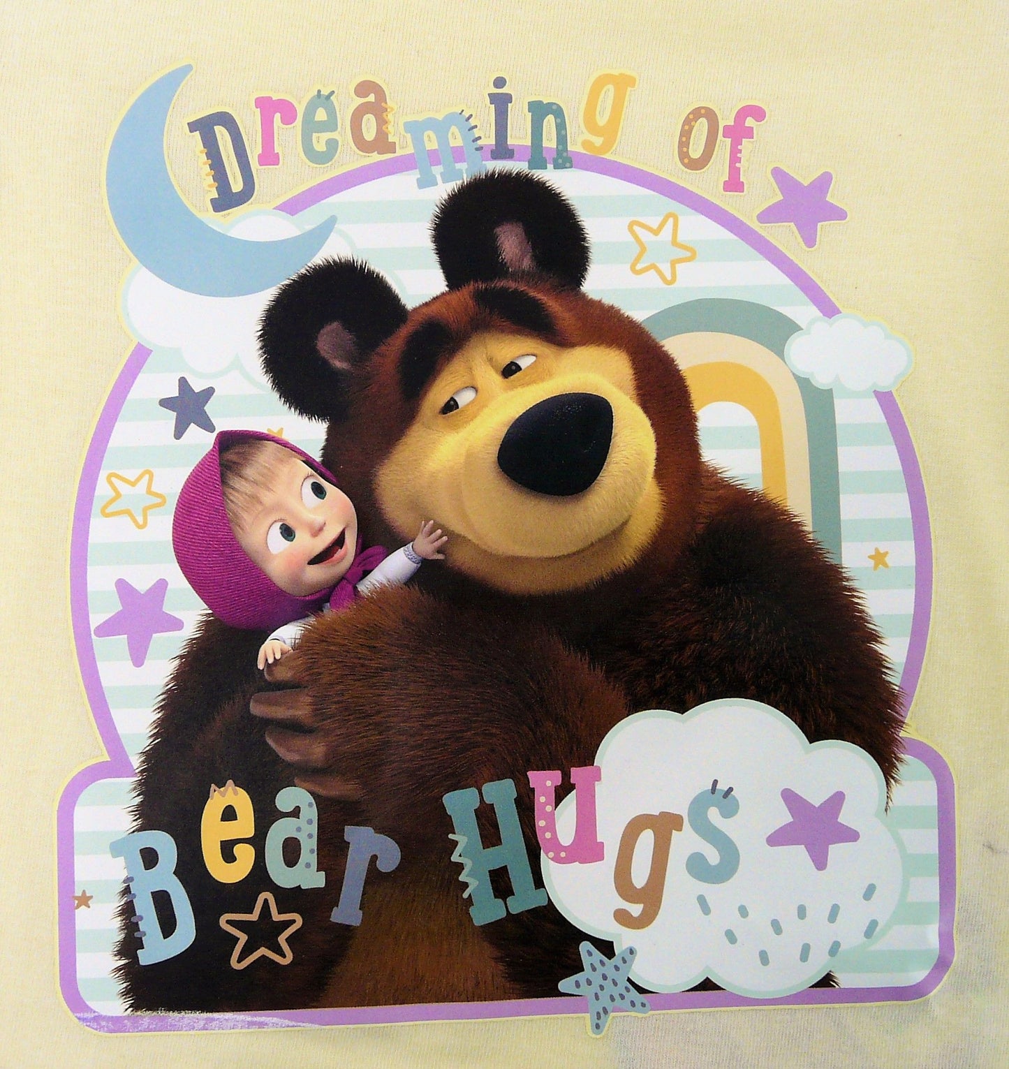 Masha and the Bear "Dreaming Of Bear Hugs" Girl's Pyjamas