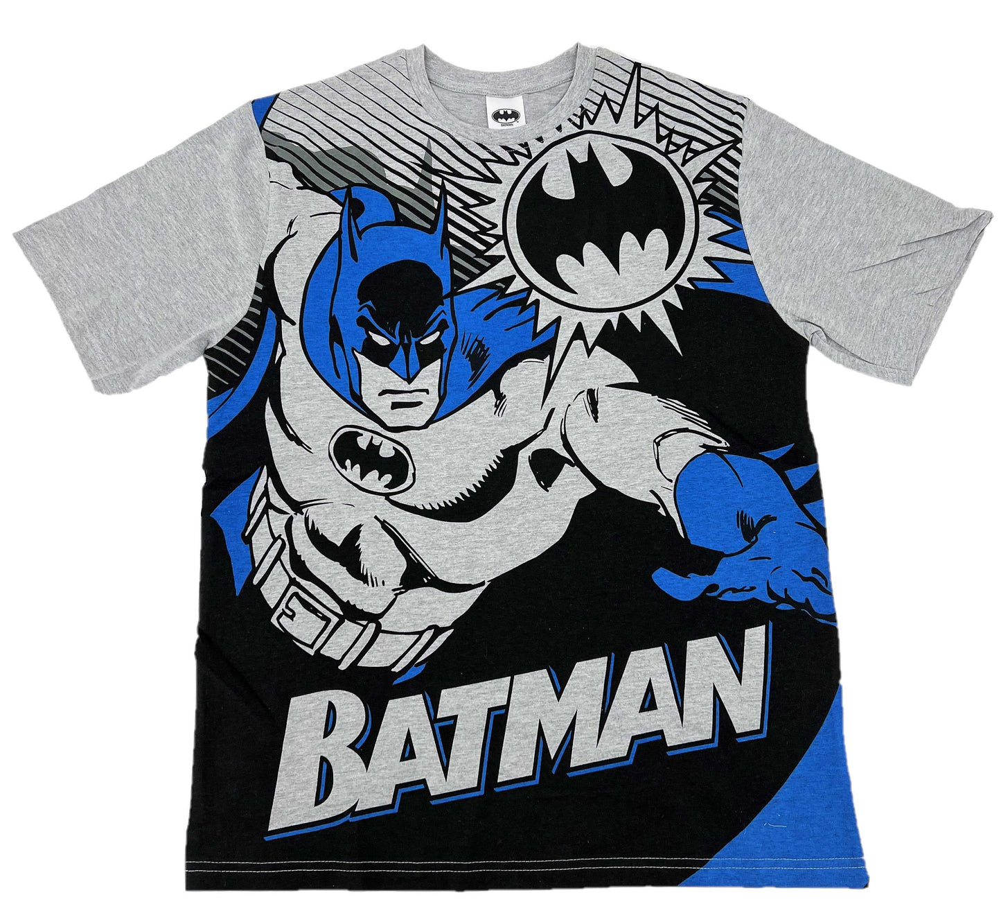 Batman Men’s 2 Piece Pyjama Set DC Comics Superhero