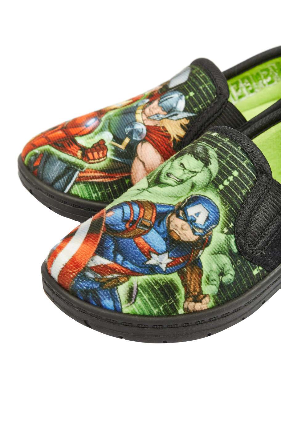 Marvel Avengers Boys Slip-on Full Slippers