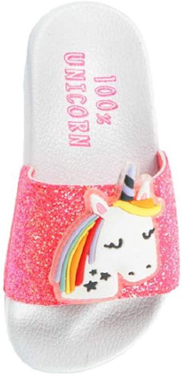 Girl's Unicorn Slider Sandals - Ideal for Summer