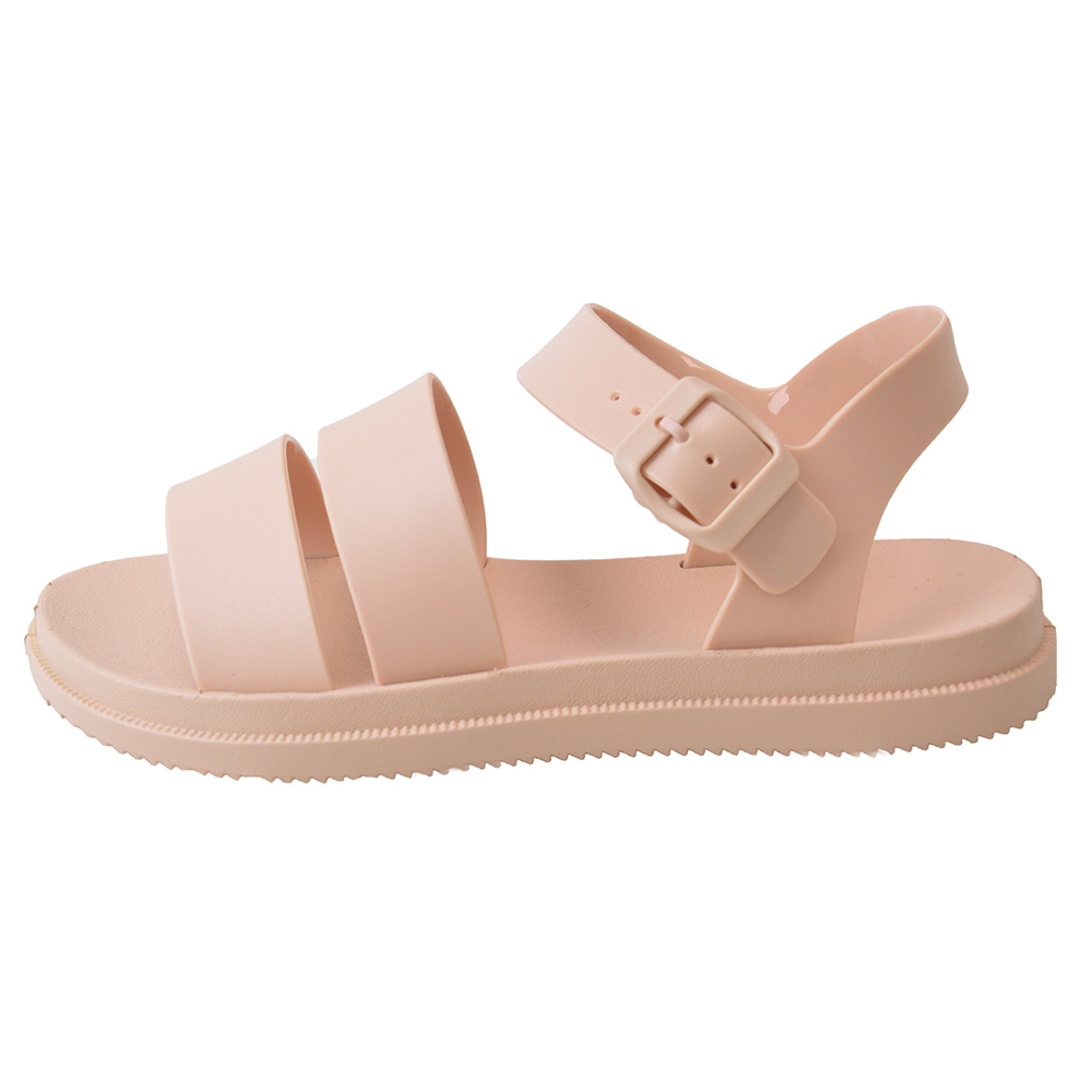 Plastic Sandals Women's Plastic Shoes Flat Wild Korean Student Jelly Shoes  Beach Shoes, Women's Fashion, Footwear, Sandals on Carousell