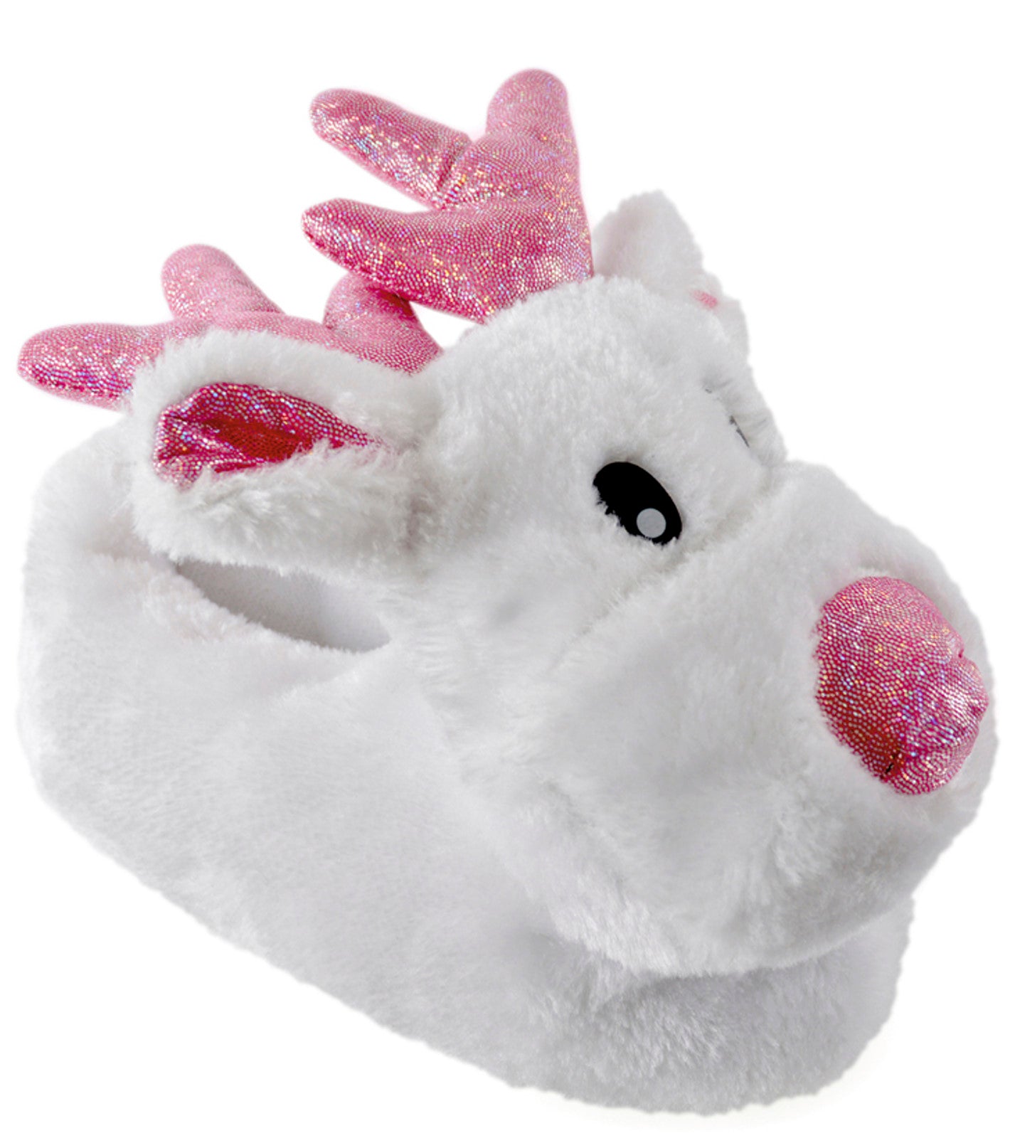 Girl's 3d Christmas Reindeer Slippers