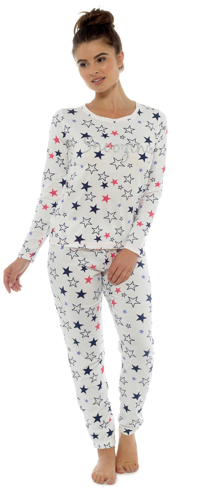 Ladies Stripe or Star Pyjama Set