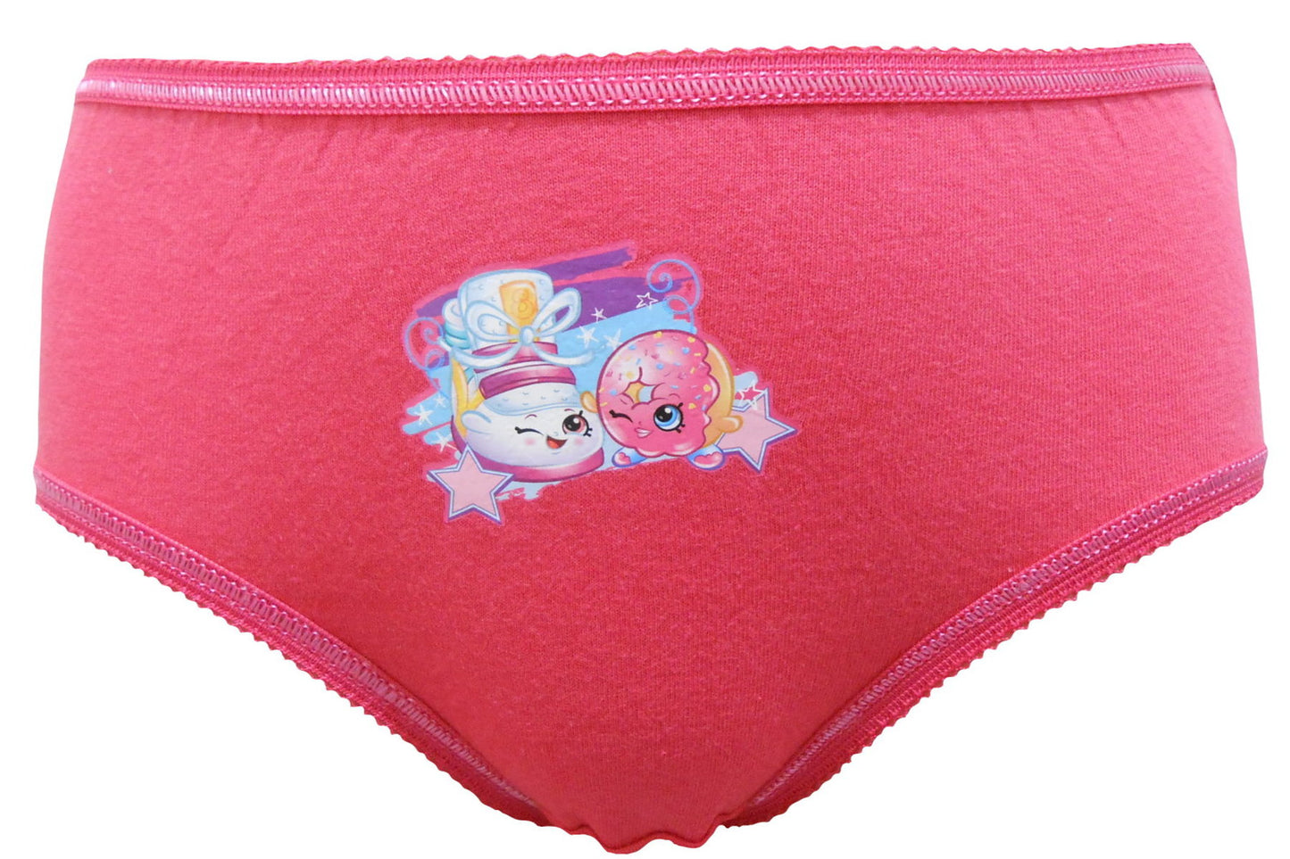 Shopkins Characters Girls 6 Pack Knickers Briefs 3-6 Years Available