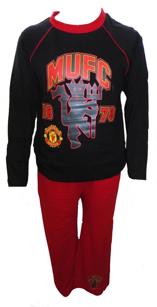 Manchester United Football Club Boy’s Pyjamas Age 4-6 Years Available