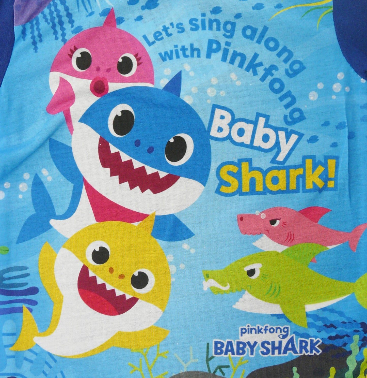 Baby Shark "Sing Along" Boys Pyjamas Nightwear 4-5 Years