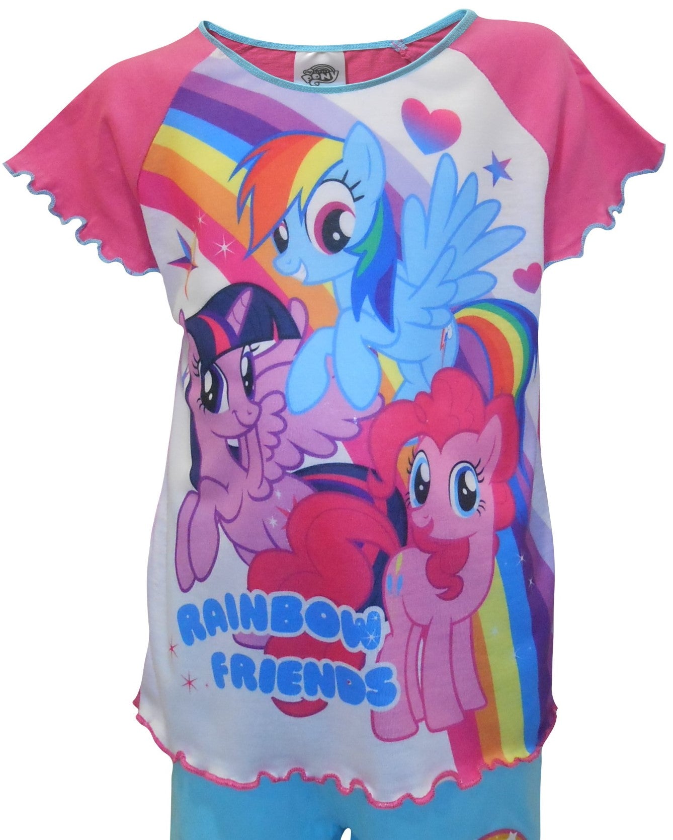 My Little Pony "Rainbow Friends" Girls Shortie Pyjamas